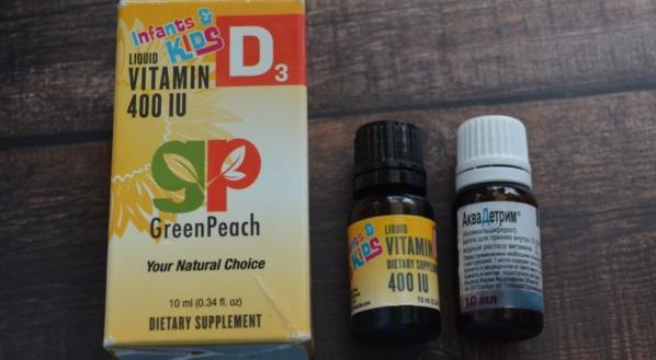 Витамины для детей GreenPeach Жидкий витамин D3 фото