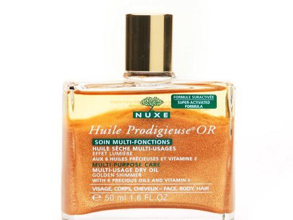 Сухое масло с блеском Exsens Beauty Glam Oil, золотистый шиммер, 50 мл D882034 - Exsens - Косметика - Купить