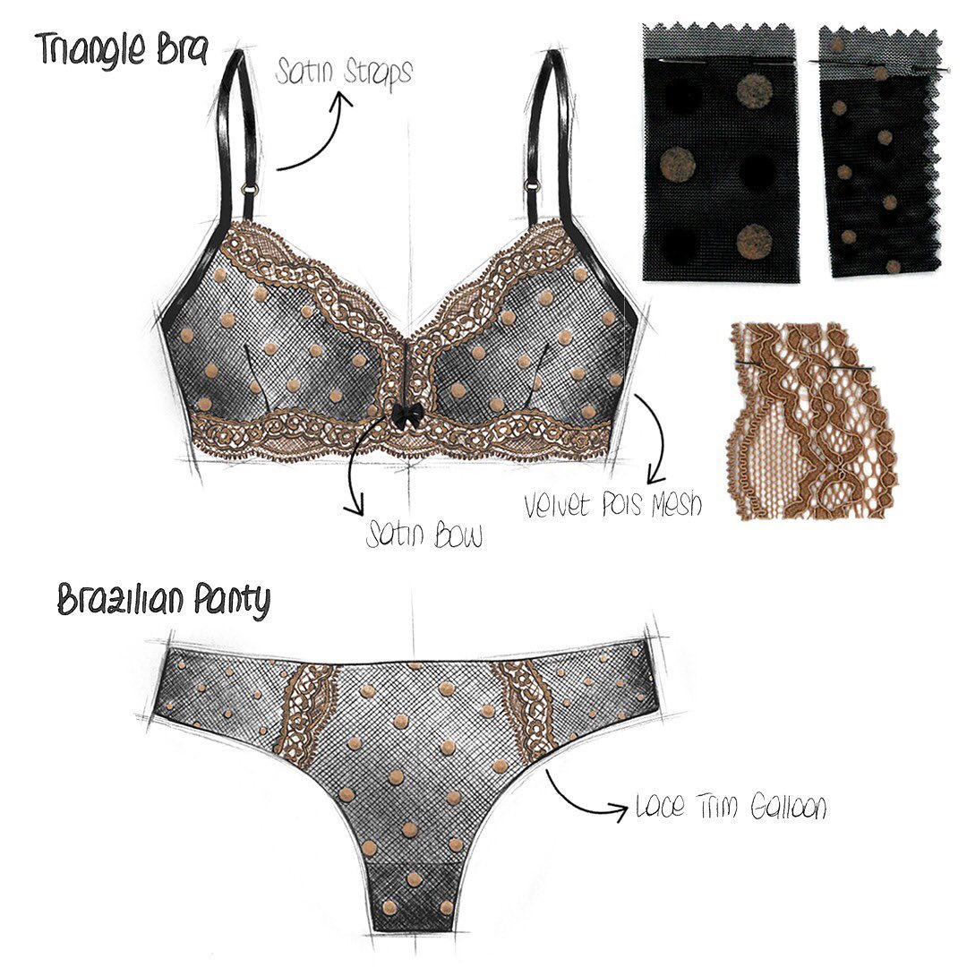 Intimissimi - Velvet dots on tulle lingerie is our new concept of perfection.
{Triangle bra: RSD1355-panties: SBD1355}
#intimissimi #italianlingerie #beautifulinyourownway