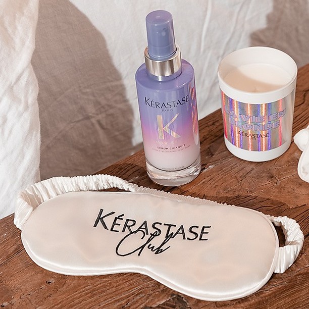 Kerastase - Your night time beauty ritual is about to go blonde!

1. Light up a candle
2. Apply 2 to 3 pumps of #BlondAbsolu Night Serum Cicanuit into your hair lengths
3. Get your sleeping mask

And...