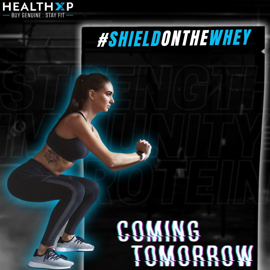 HealthXP® - WAIT FOR THE BEST FORMULA EVER!
.
Coming tomorrow, stay tuned🔥
.
#staytuned #wheyprotein #whey #immunity #comingsoon #soon #stayintune #launch #launchingsoon