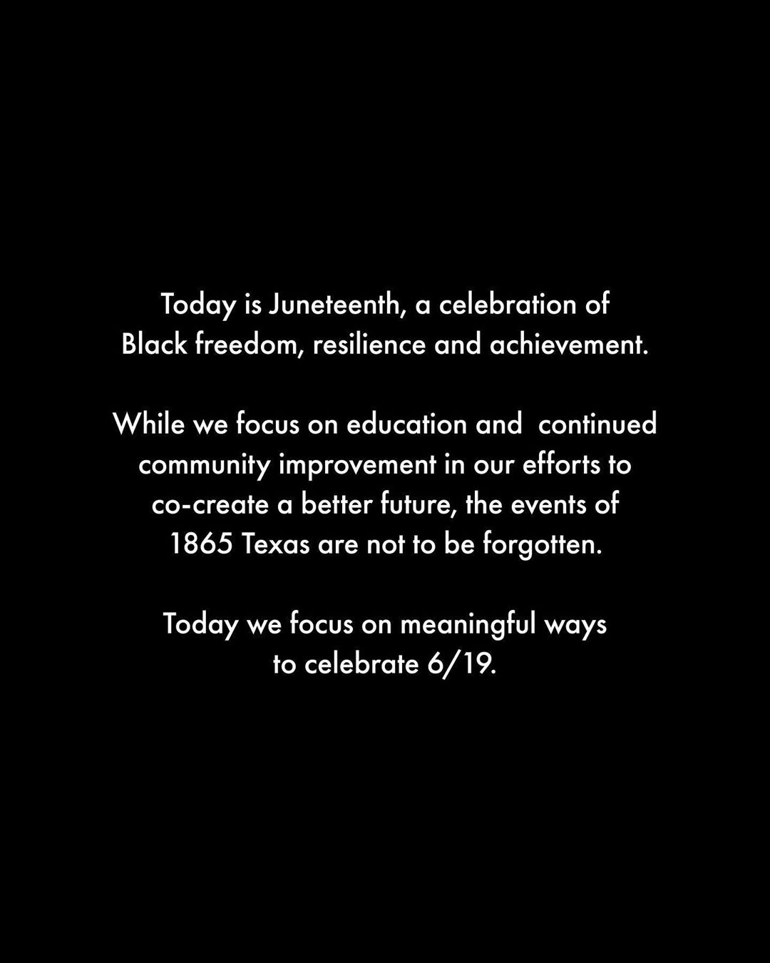 GUESS - Juneteenth is a holiday that commemorates the ending of slavery in the United States in 1865. In this celebration of freedom, we remember why we continue to fight for justice and equality. We...