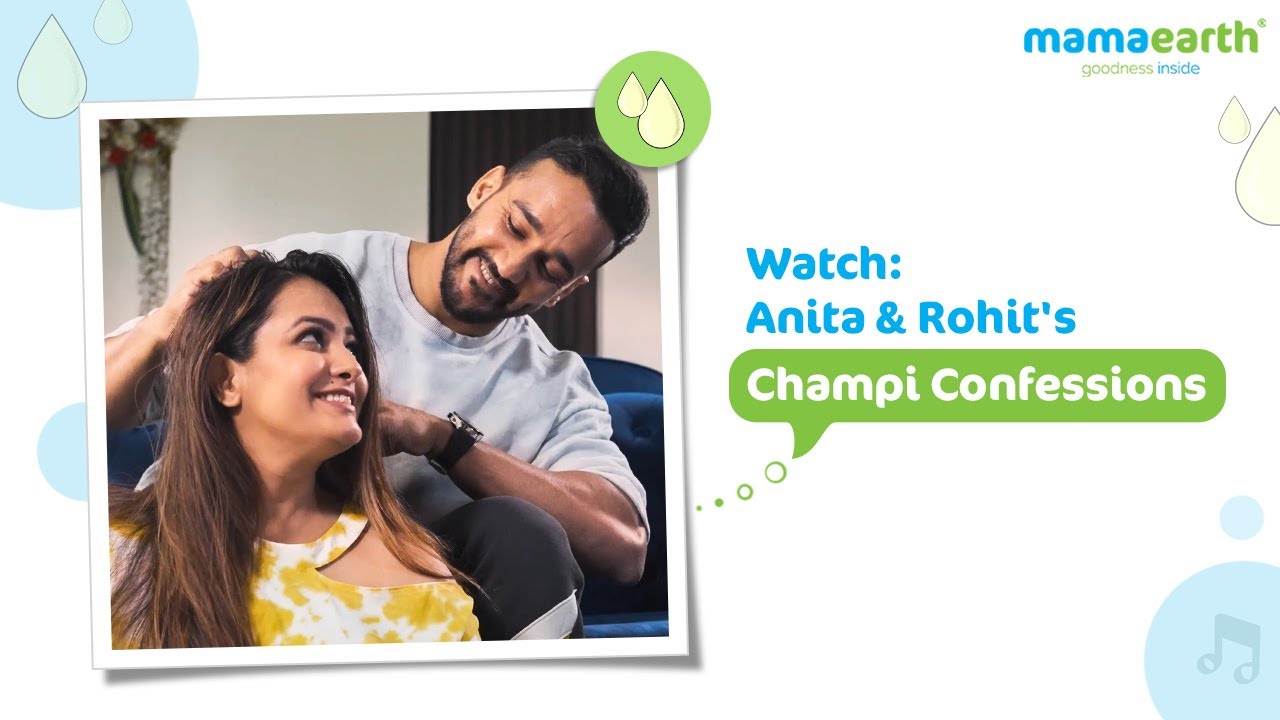 Anita Hassanandani & Rohit's Champi Obsession | #Mamaearth #ChampiConfessions
