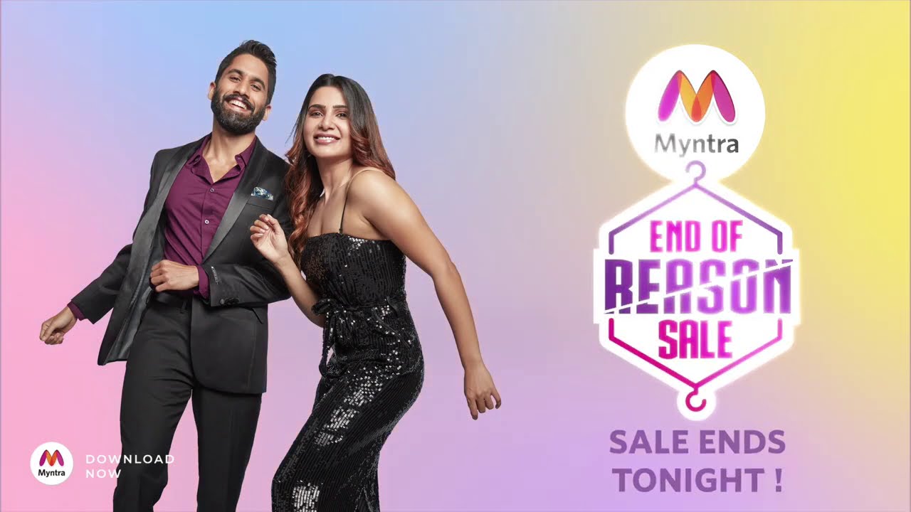 Myntra End of Reason Sale Ends Tonight! Dont miss out on the Biggest Deals! Shop Now!