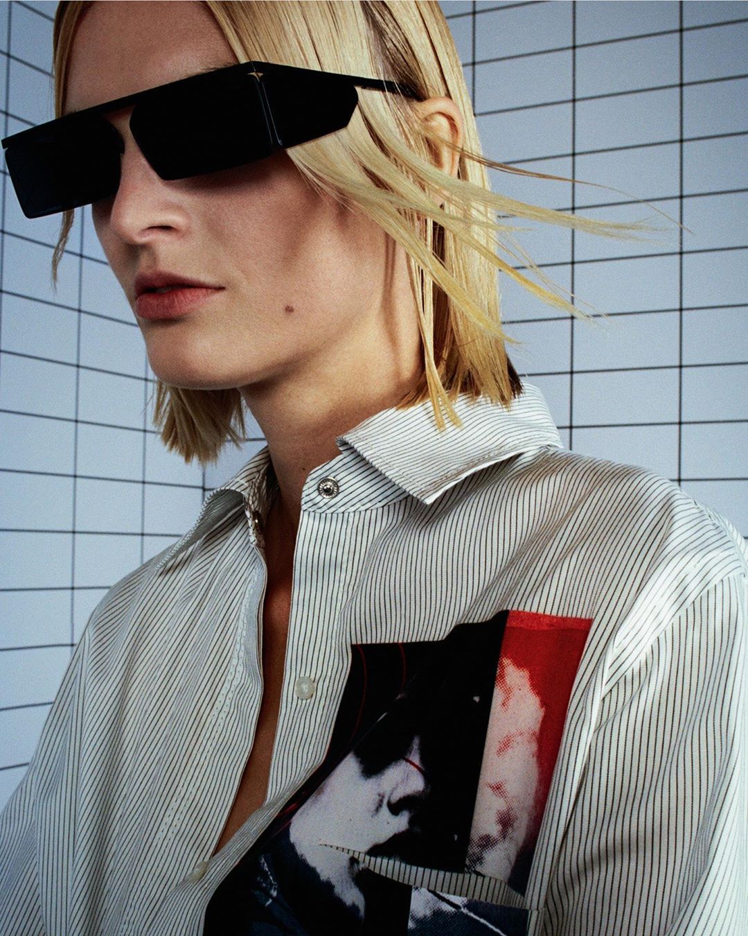 HUGO - The shirt update: an unconventional style from the Control the Future capsule, featuring a photographic collage print #iamHUGO