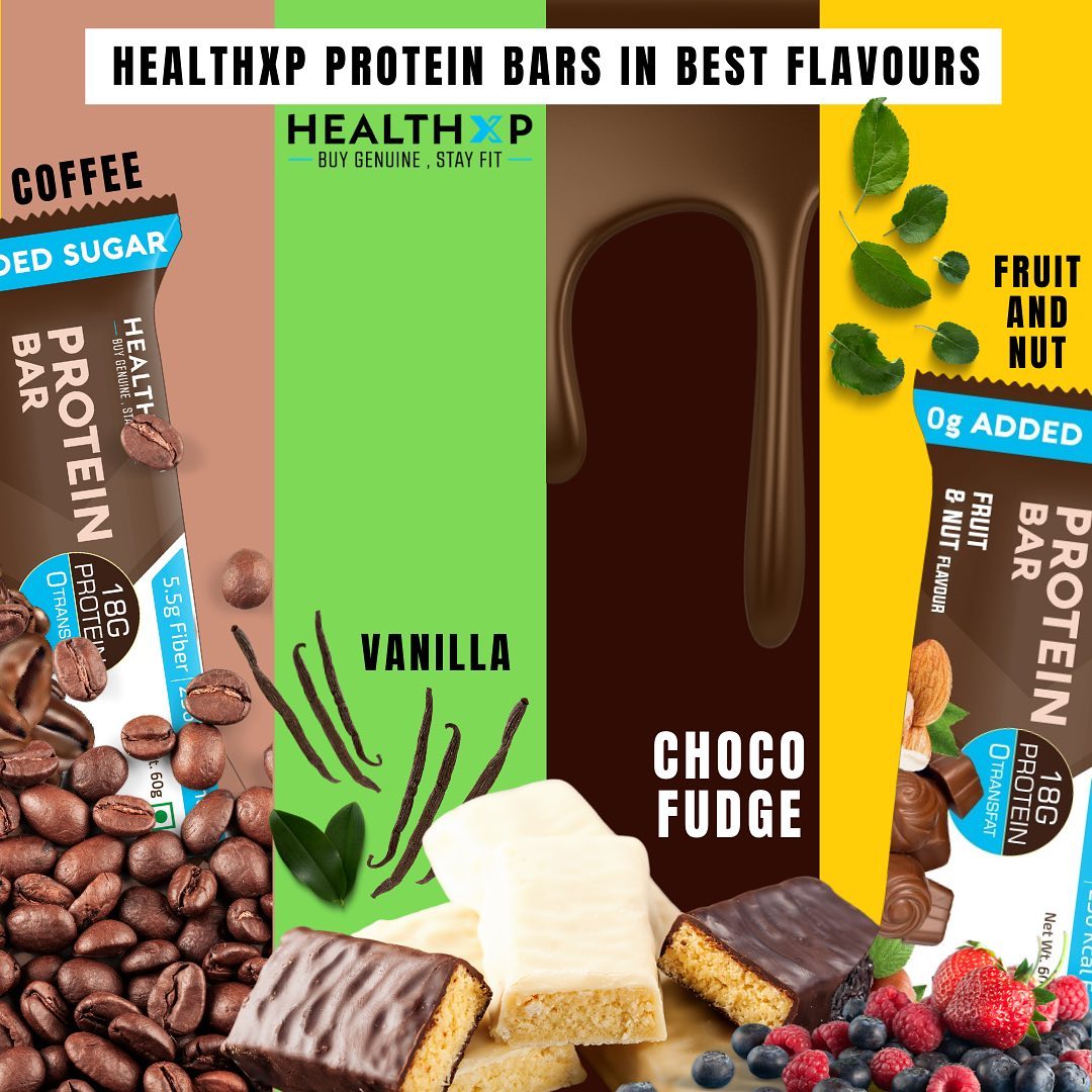 HealthXP® - HealthXP Protein bars are containing 18g of protein coming from a balanced mix that includes milk protein isolate and whey protein concentrate.
-
Checkout amazing flavours and offers on th...