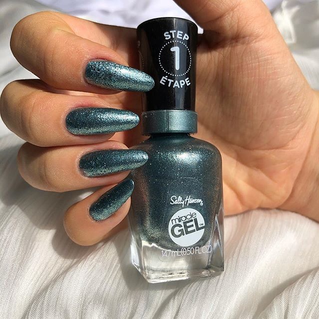 Sally Hansen - @medusanailsofficial is a babe in blue 😍. Who’s loving this Sprinkled with Love shade?