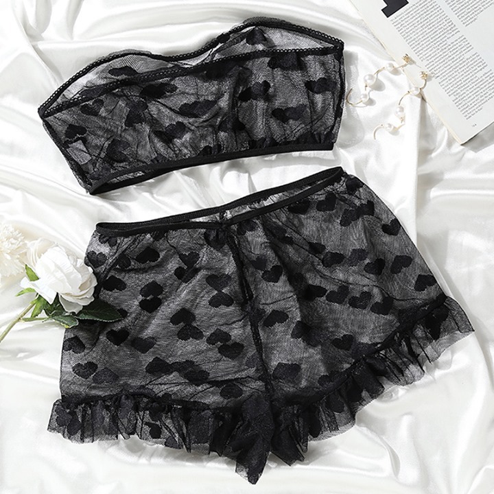 Chic Me - Sheer Mesh Heart Pattern Frill Hem Lingerie Sets⁠
🔍"LZR6777"⁠
Shop: ChicMe.com⁠
⁠
#chicmeofficial #fashion #style #chic #fashionmoment