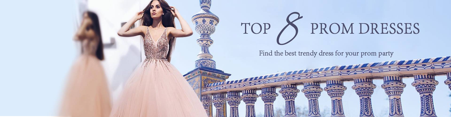 Up to 70% OFF on two piece prom dresses!