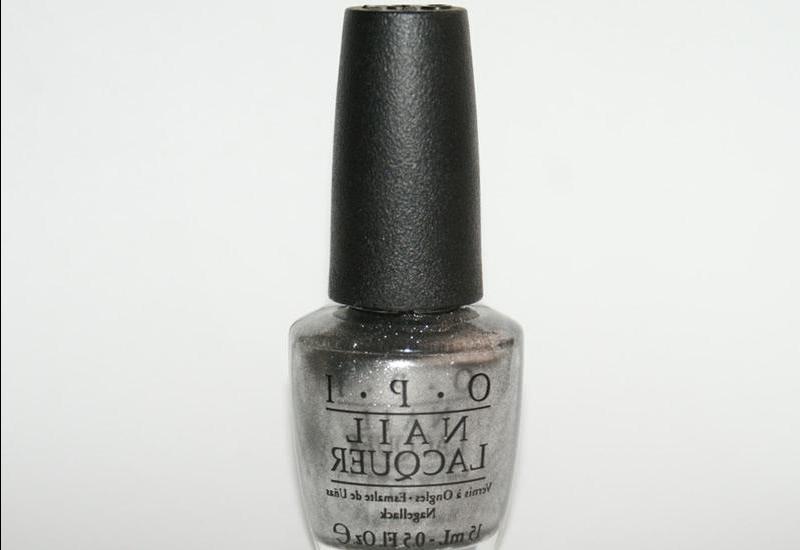 Liquid metal OPI Nail Lacquer Haven't the Foggiest NL F55 - review