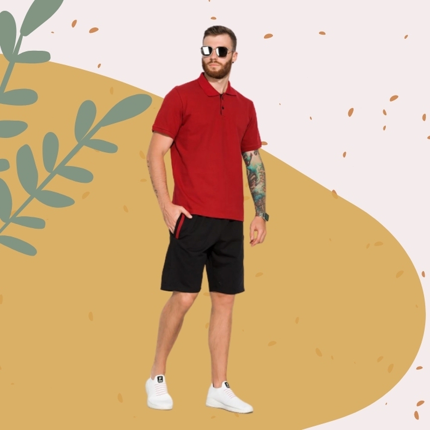Time of Style Official - Костюм из поло и шорт обязательно станет любимым в гардеробе, а лёгкая и дышащая ткань подарит чувство комфорта и уверенности😎
⠀
✨Материал: хлопок - 95%, эластан - 5%.
✨Цвета:...