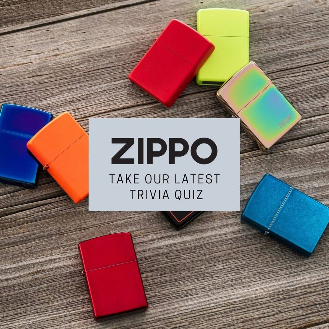 Zippo Manufacturing Company - Are you a true Zippo fan? Test your knowledge with our latest trivia quiz. Use the link in our bio and comment your score below! 
#Zippo #ZippoLighter #MadeInUSA