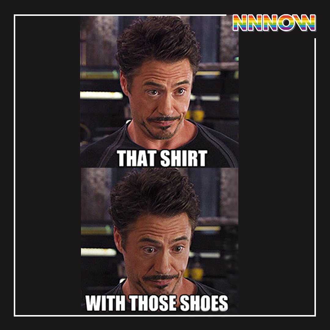 NNNOW - Oh honey, what were you thinking?
Don't disappoint Iron man like this ever again.
Make wise choices.

#meme #fridaymemes #memes #ironman #funny #friyay #friday #funnymemes #fashionmemes #fashi...