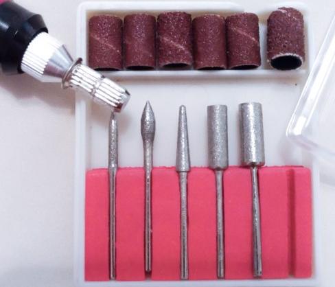 Аппарат для маникюра и педикюра Aliexpress 1pcs pink Nail Art Variable Speed Electric Manicure Pedicure tool Set Including 6 kinds of drill bits фото