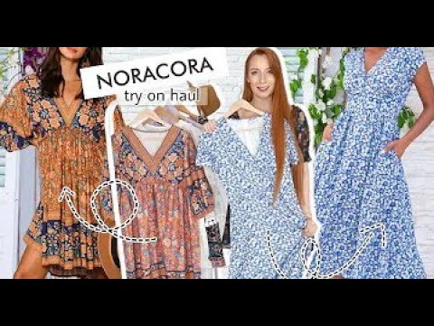 Redhead-Noracora try on haul + ROZDANIE. Mierzę i oceniam chińskie sukienki. Review video.