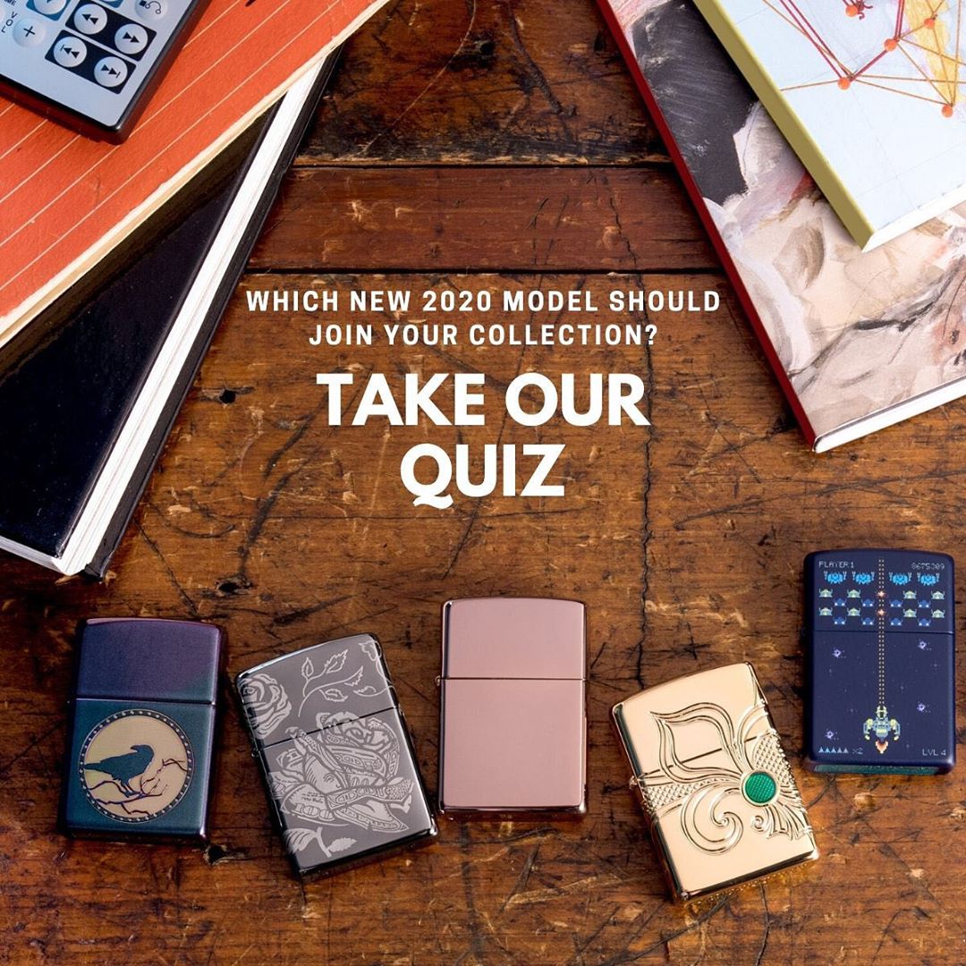 Zippo Manufacturing Company - Which design from our 2020 release should you add to your collection? Use the link in our bio to take our quiz, then comment here to let us know your results! 
#Zippo #Zi...