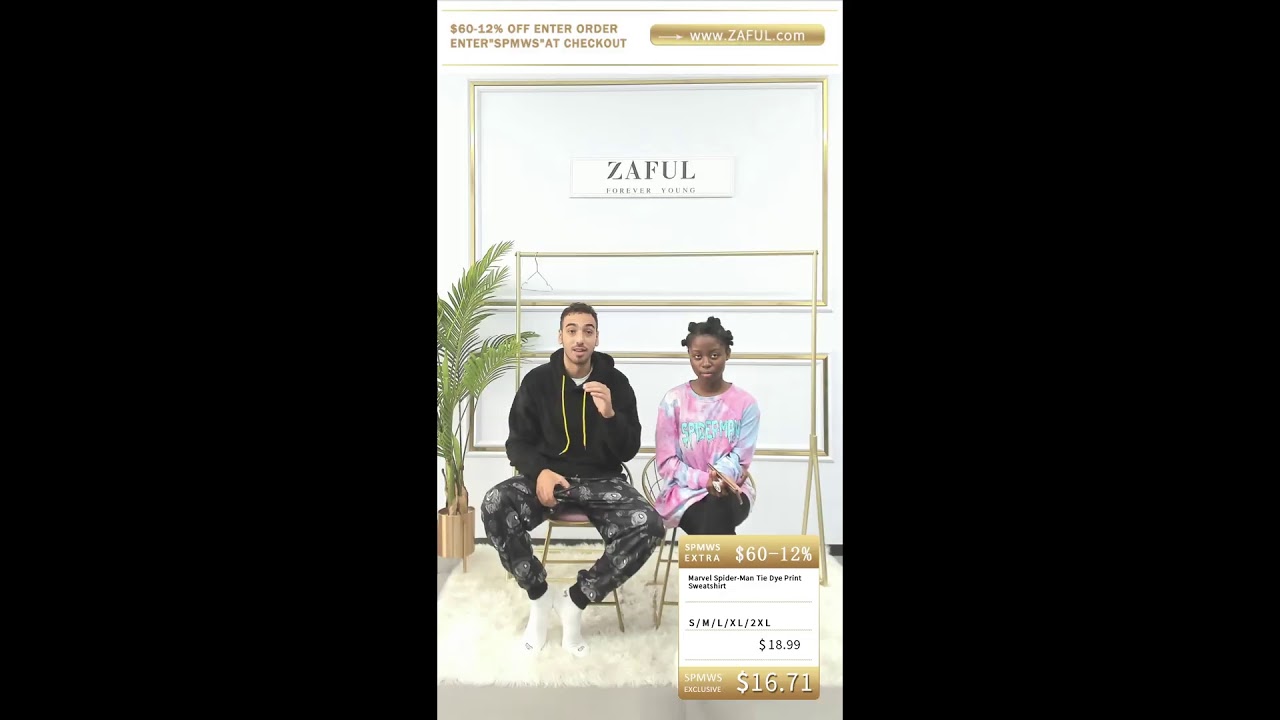 ZAFUL LIVE | Enjoy 60-12% OFF with The Code "SPMWS"