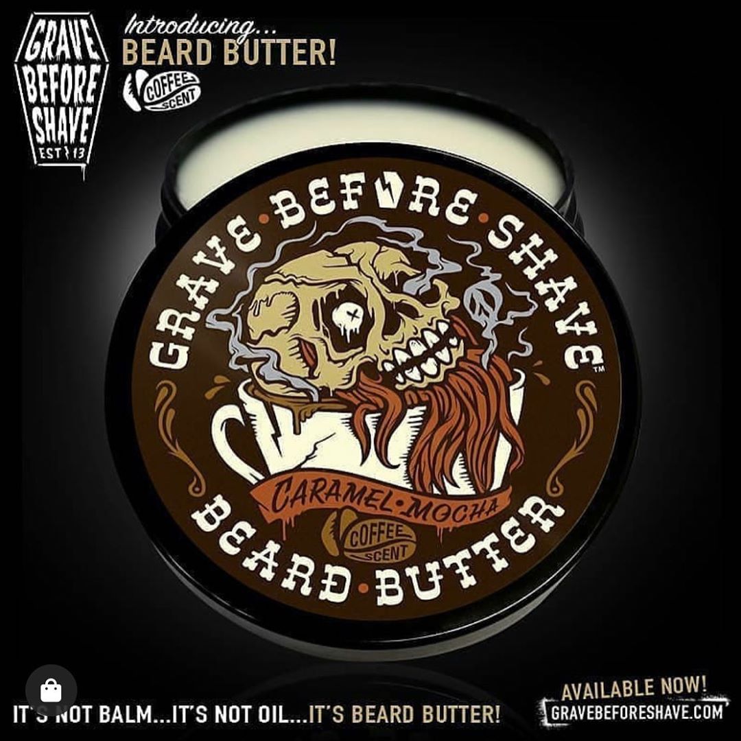 wayne bailey - Grave Before Shave Caramel Mocha Blend Beard Butter, available at:
WWW.GRAVEBEFORESHAVE.COM
•
• Made with top quality Butters and Oils • No Beeswax for less drag
• Creamy Beard conditio...