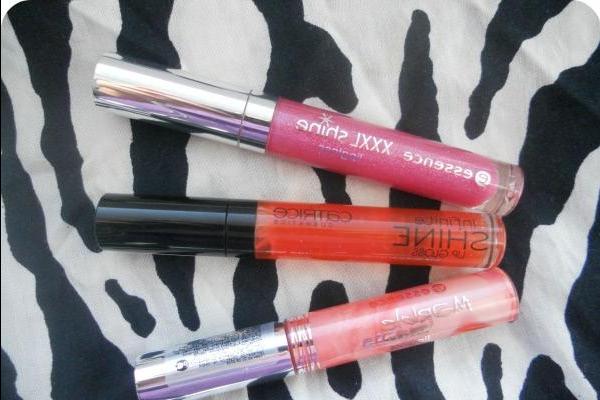 Summer glosses from Essence and Catrice: two peach and one fuchsia - review