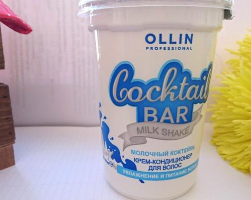 Крем-кондиционер для волос Ollin Cocktail BAR Молочный коктейль фото