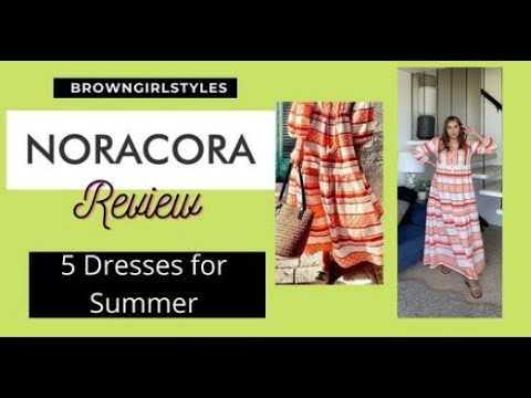 NoraCora Try On Dresses Haul &Review| Modest Maxi Dress for Summer I BrowngirlStyles