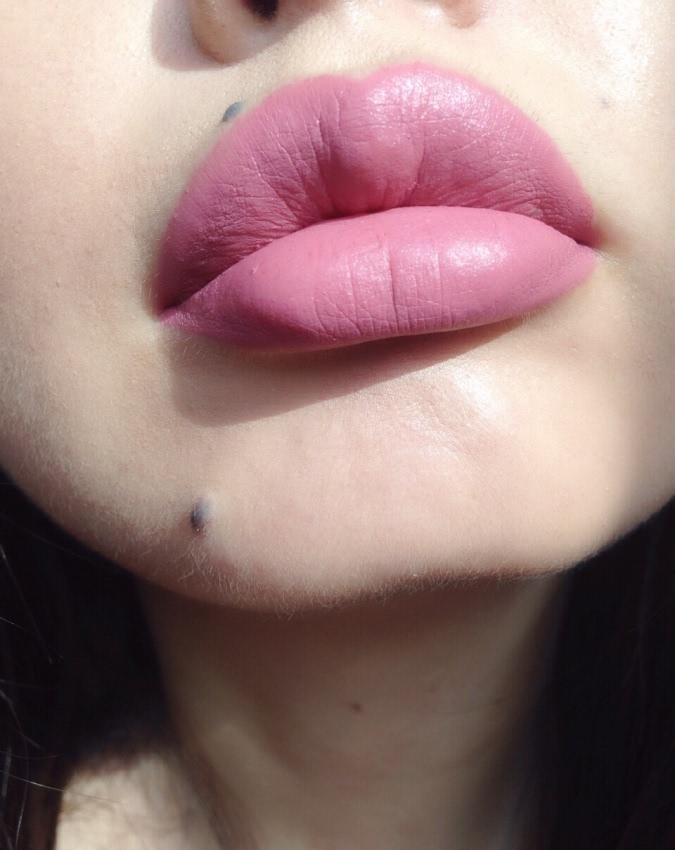 Нежность с MAC Matte lipstick в оттенке Pink plaid - отзыв8. 