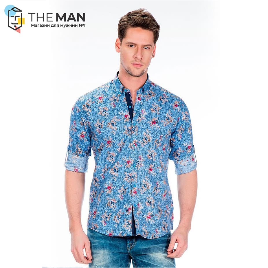 THE MAN - ❗️👉 Принимаем заказы! В наличии! 👉 👖👞👕 ❗️ 
Яркая мужская рубашка. Модель прямого фасона. Рукава при желании можно подвернуть.
Размер: s-m-l-xl-xxl
Цена: 1119 грн
Состав: хлопок
Интернет-мага...