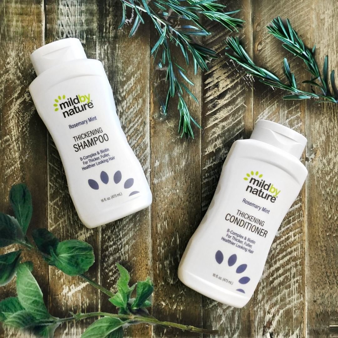 iHerb - No more limp locks with Mild by Nature. Their thickening shampoo and conditioner promotes healthy, thick hair. Available in Rosemary Mint and Citrus Squeeze.

#mildbynature #nosulfates #cruelt...