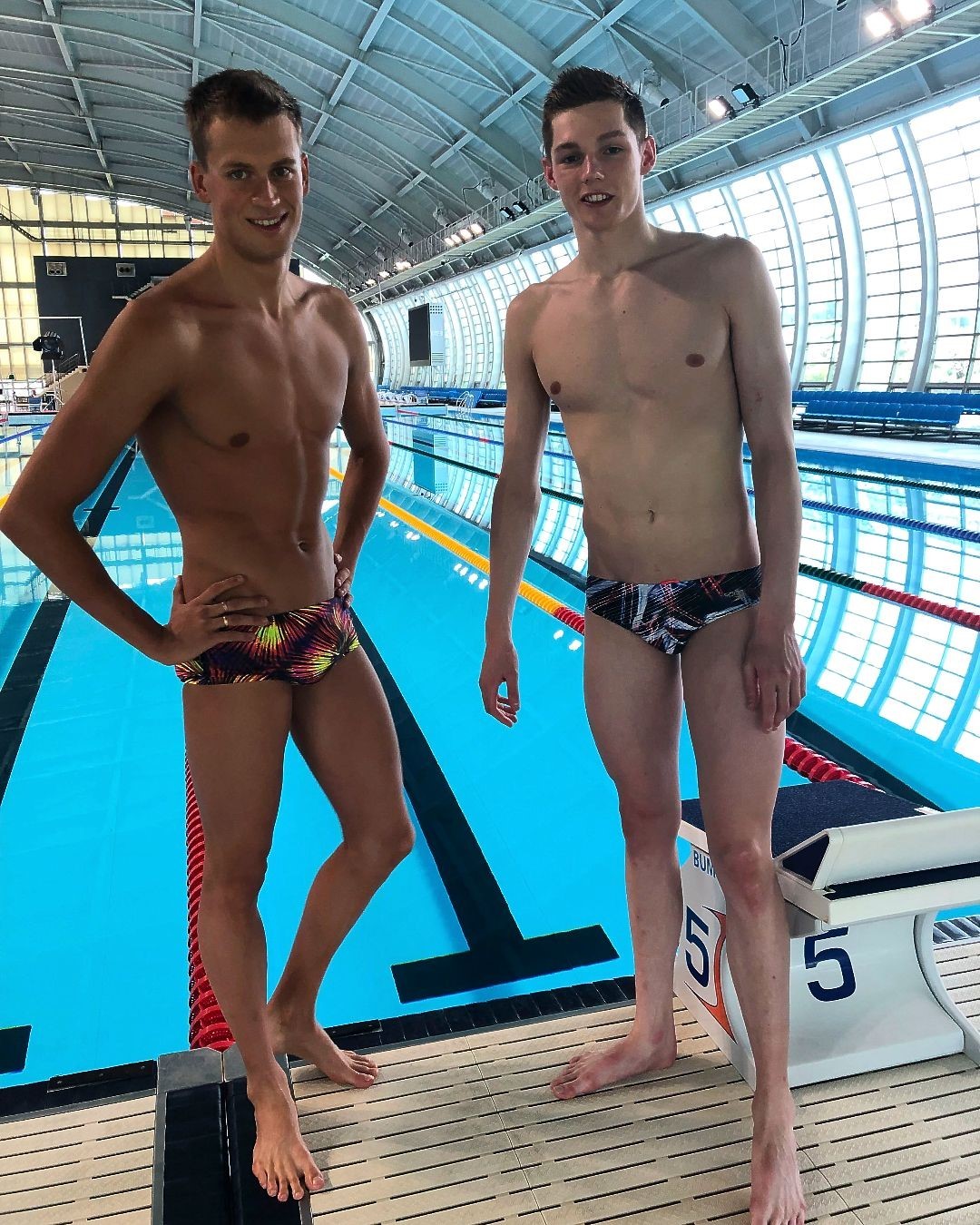 Speedo UK - Team Speedo athletes @misha_romanchuk & @dunks_scott in our newest training prints 🌟💥

Train hard. Look fierce 🐆

Shop now on www.speedo.com
#TeamSpeedo #Swimming #Speedo