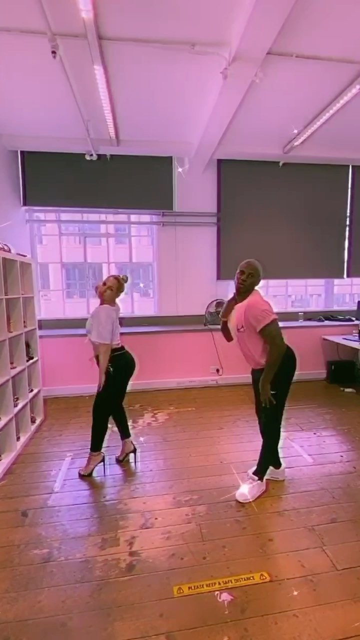 SOPHIA WEBSTER - Dancing with my fave @JoelleDFontaine-  because a shoe designer has to work out in heels right? 😜💋 Choreo to the beyond amazing @miraa_may 🎤🤩 
S x 🦋 

🎧 ‘Regardless’ - @miraa_may 

If...