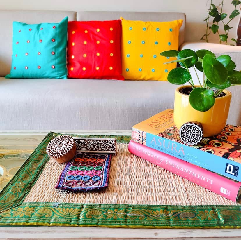 MYNTRA - Giving your living room a boho make over. Perfect colours to keep your day going!
📸 @bhakti_achhara 
Look up similar product code: 11178888 / 9950461 / 7031066
For more on-point looks, stylin...