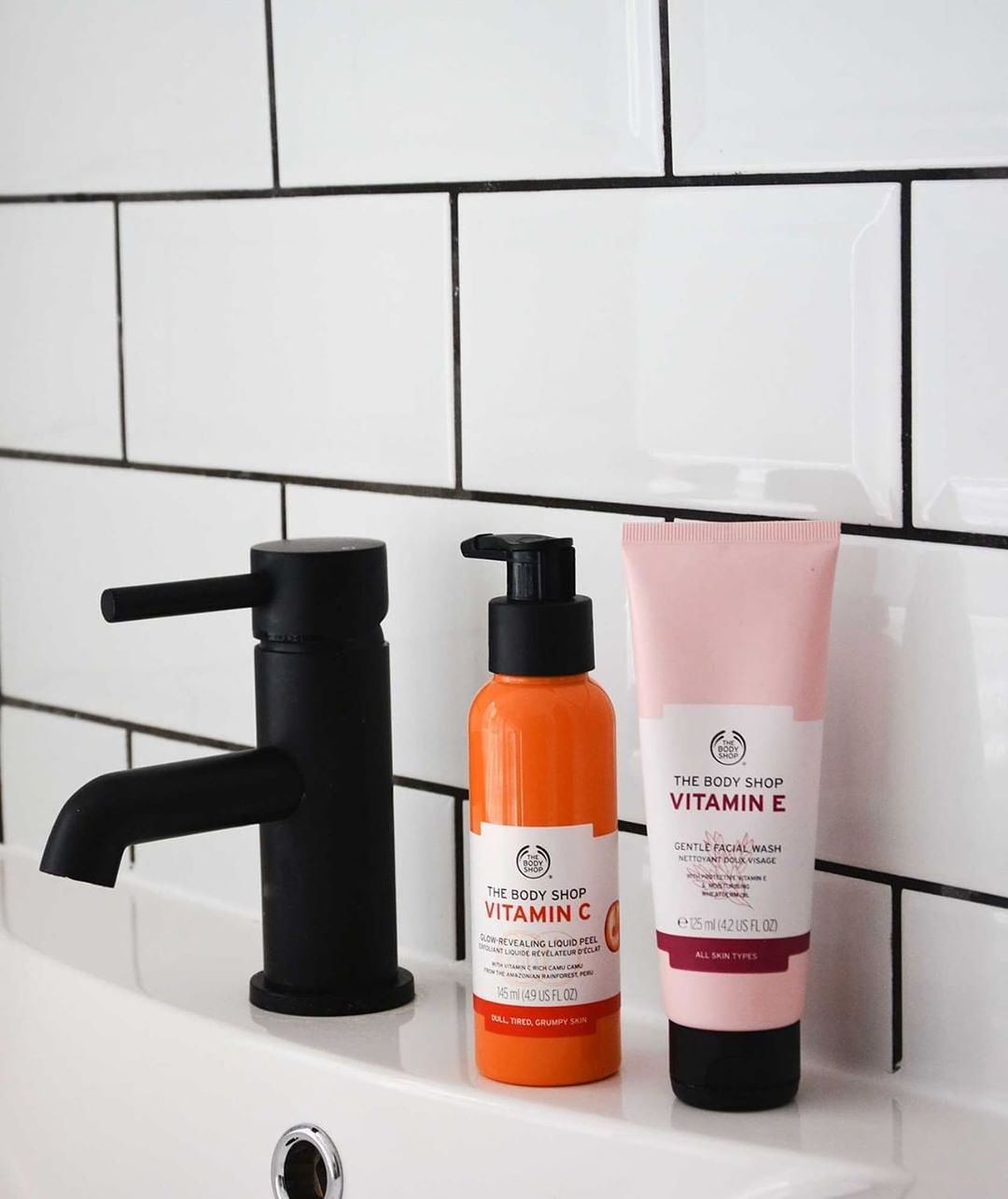 The Body Shop India - This #SelfcareSunday, meet the power couple for fresh, glowing skin! Our Vitamin E Facial Wash helps clean effectively while retaining your skin’s essential moisture balance. Use...