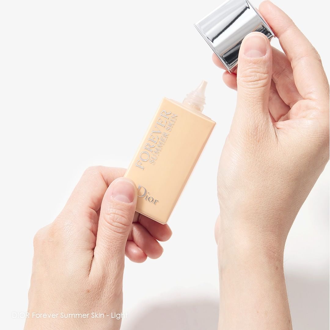 Escentual - "The summer is when I like to let my skin breathe, and [@diormakeup Summer Skin] lets my natural skin shine through but leaves just enough coverage to unify the skin and give it a warm glo...