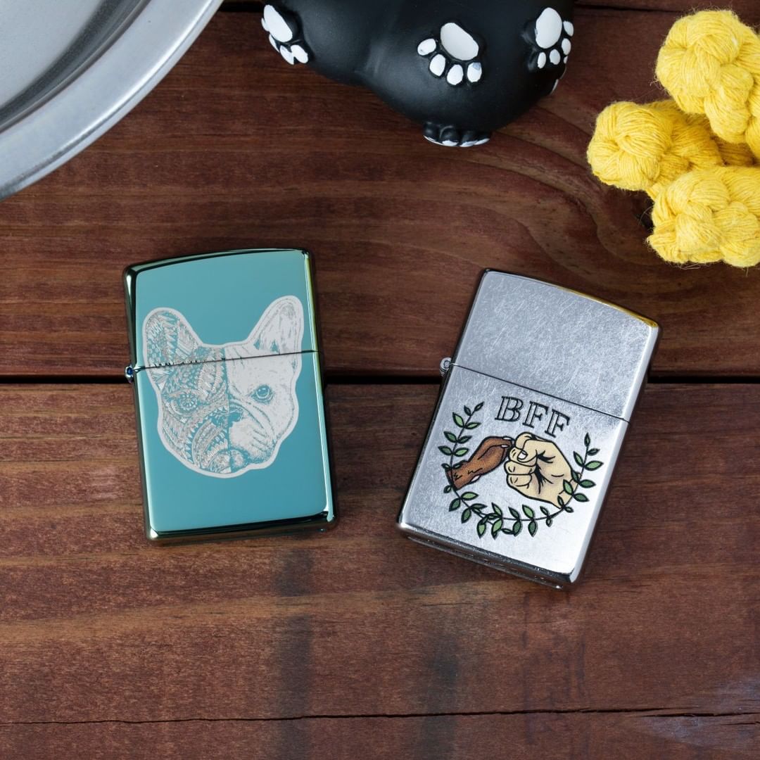 Zippo Manufacturing Company - Happy #InternationalDogDay! 💓 🐶 Which breed would you like to see represented on a Zippo lighter? #Zippo #MadeinUSA