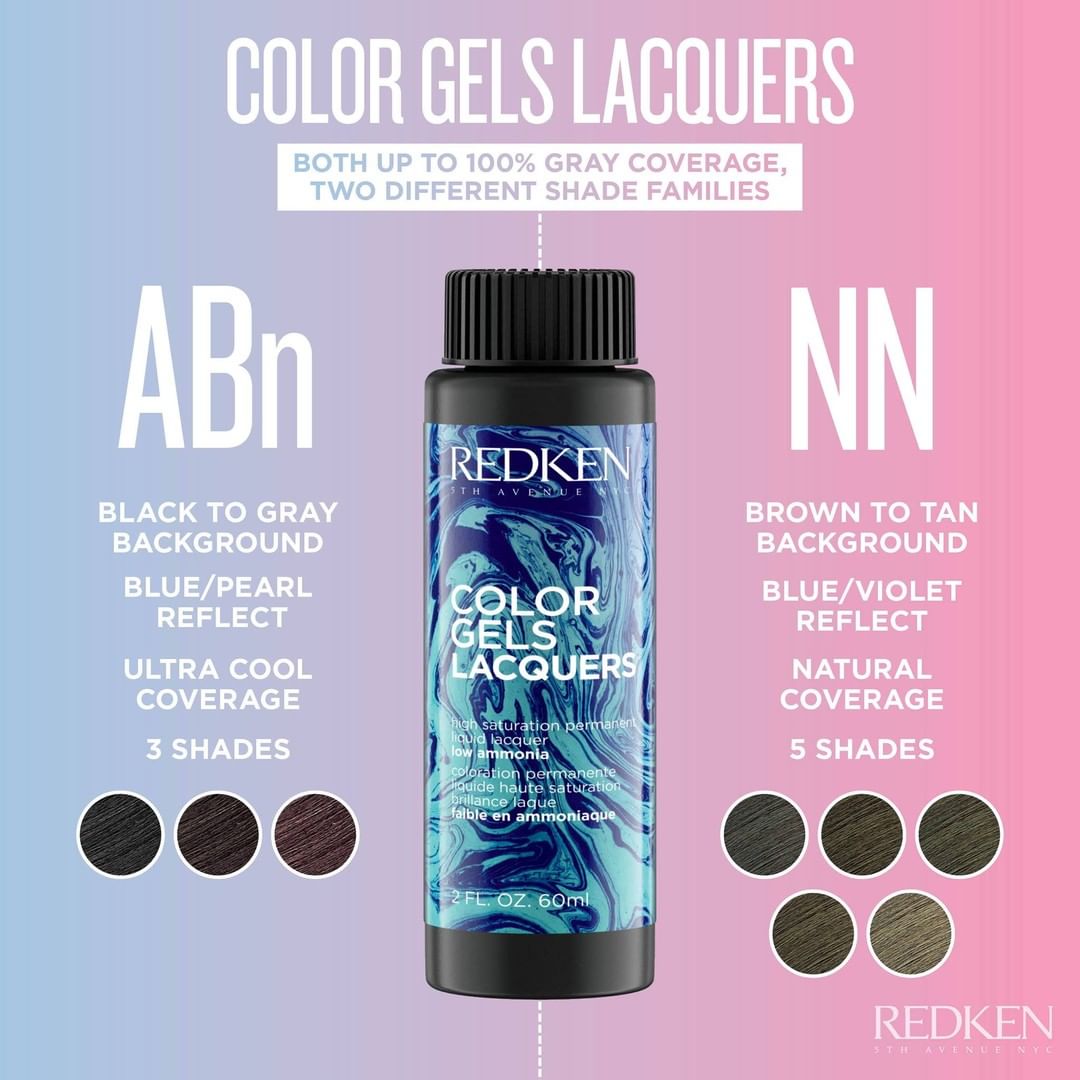 Redken - We know time-management is crucial, so we want to provide you with the best options for easy, effective gray coverage. 
 
You might be familiar with our NN series: their brown to tan backgrou...