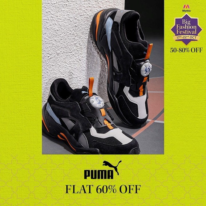 MYNTRA - Festive deals you just cannot miss!
Puma at Flat 60% Off, Vero Mora at Flat 70% Off & more at the Big Fashion Festival!
Hop on to the @Myntra app & get your wishlist ready
Myntra’s "Big Fashi...