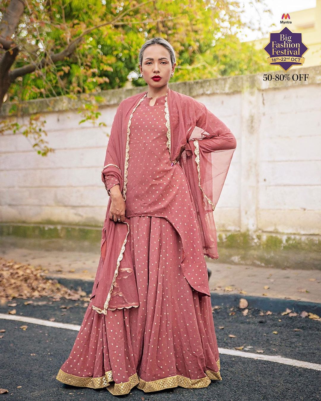 MYNTRA - India's Biggest Fashion Festival has arrived! 16th - 22nd Oct. @bighairloudmouth  is ready for the Myntra Big Fashion Festival.
100% Fashion. Up To 80% Off.
Stay tuned!
Look up similar produc...