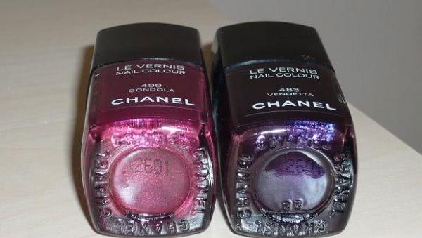 Лаки Chanel Le Vernis Nail Colour 499 Gondola и 483 Vendetta