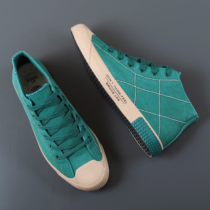 Newchic - Green Canvas #Newchic
ID SKUG23875 (Tap bio link, listed in order)
Coupon: IG20 (20% off)
✨www.newchic.com✨
 #NewchicFashion #sneakers #sneaker #canvasshoes #hightops
