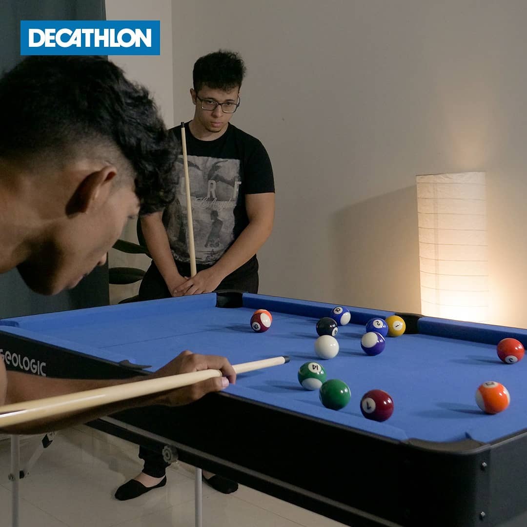 Decathlon Sports India - The table is small but the game is not.  Tap 👆 on the image to check out our mini pool tables and bring home the cool pool home, today!

#indoor #sport #8ballpool🎱 #poolplayer...