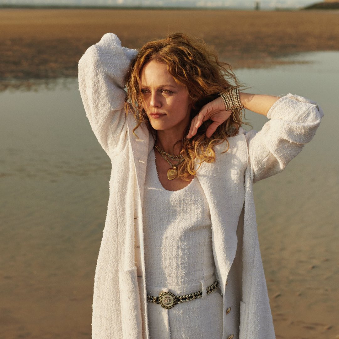 CHANEL - Vanessa Paradis, CHANEL ambassador and this year’s jury president at the Deauville American Film Festival, was photographed for Marie Claire magazine in Deauville wearing looks from the 2019/...