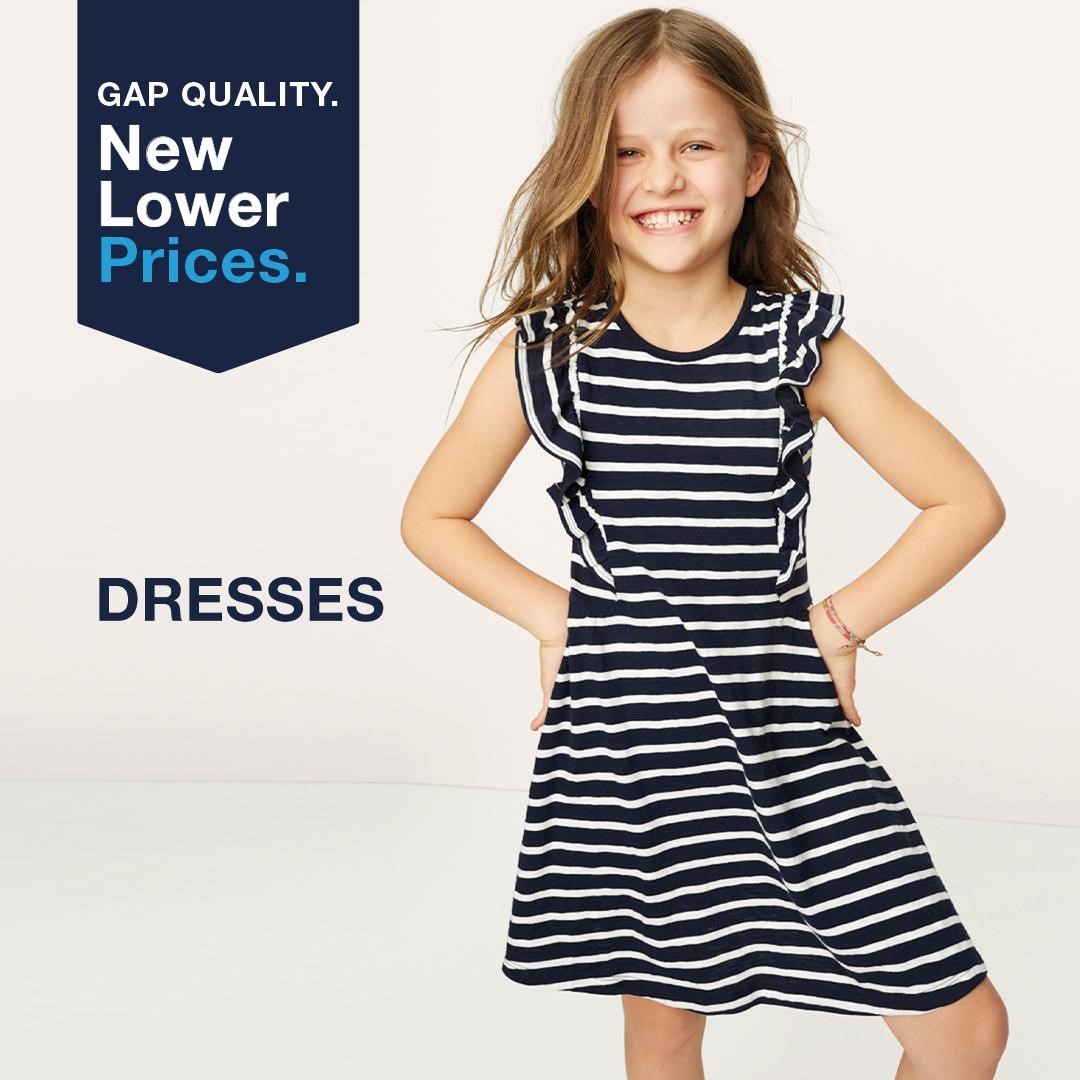 Gap Middle East - Our lightweight and super comfy dresses for kids, baby and women are now available at new lower prices online and in store.