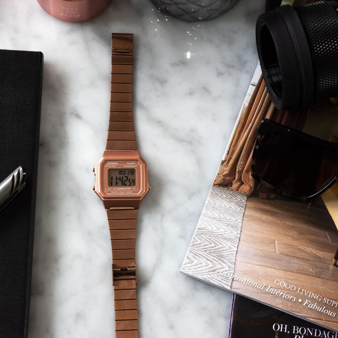 Watches2U - One of our best sellers is this on trend rose gold @Casio digital watch.⁠
⁠
⌚B650WC-5AEF⁠
⁠.⁠
.⁠
.⁠
#casio #digitalwatch #rosegold #watch #w2u #watches2u #timepiece #watches #wristwatch #c...