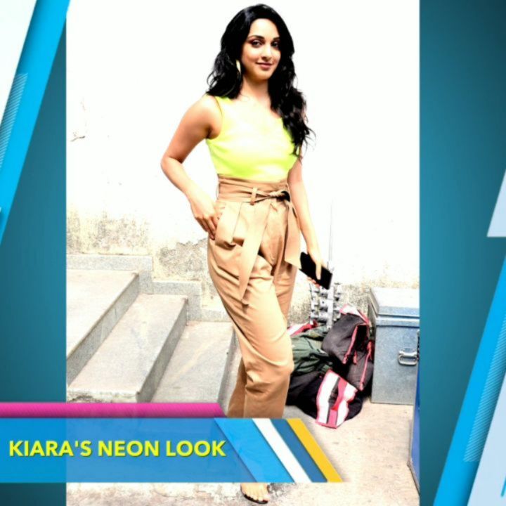 MYNTRA - When Kiara Advani slayed the neon trend with grace! Take a look at this video as we break down her look and recreate a quirky style with a neon tank top and paperbag waist shorts. Easy, fun a...