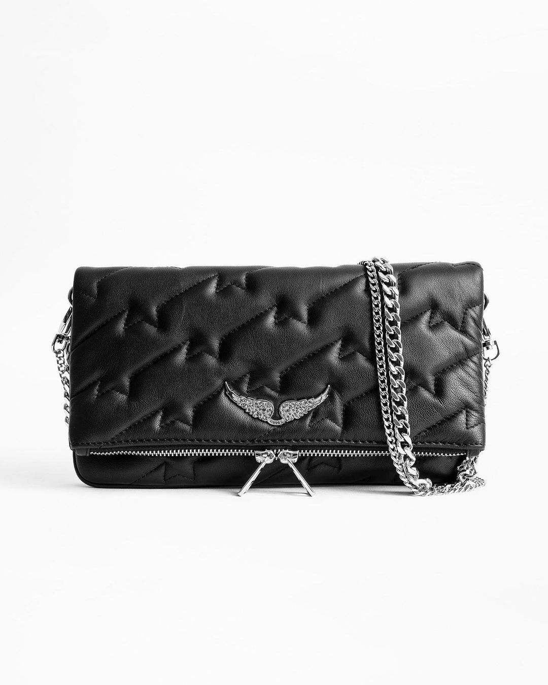 Zadig&Voltaire Officiel - This is the new ROCK ZV QUILTED clutch. Tap to shop. #zadigetvoltaire