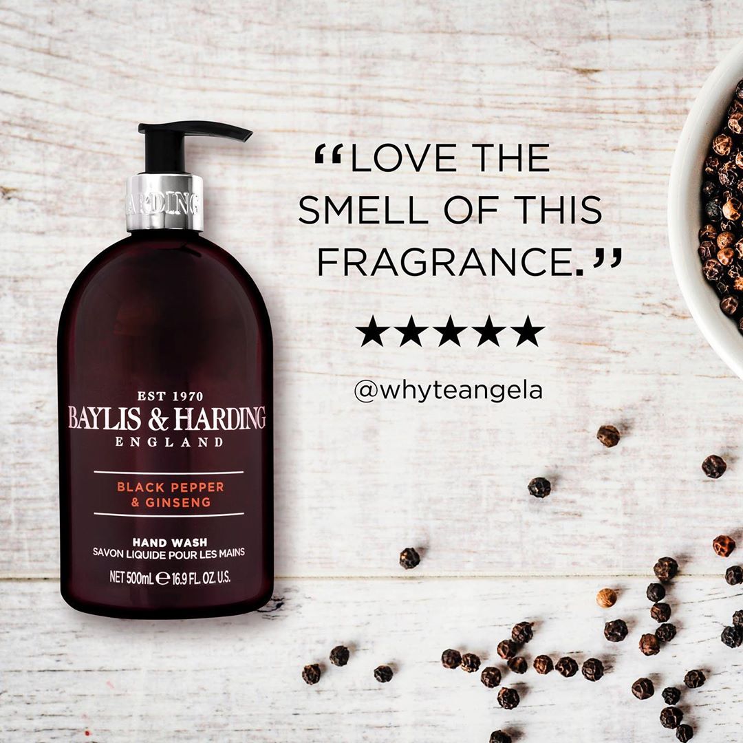 Baylis & Harding - Black Pepper & Ginseng is one of our favourite iconic fragrances. We love reading all of your comments about our products and want to say thank you for sharing your thoughts and sup...