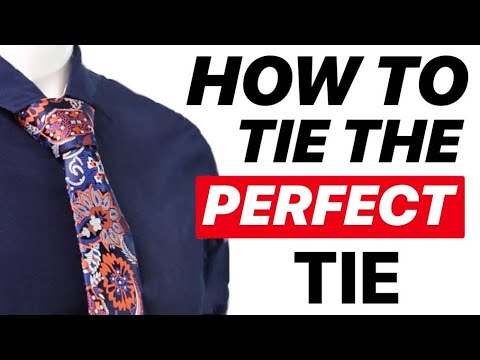 How to tie a tie丨Double windsor knot丨Easy way for beginners