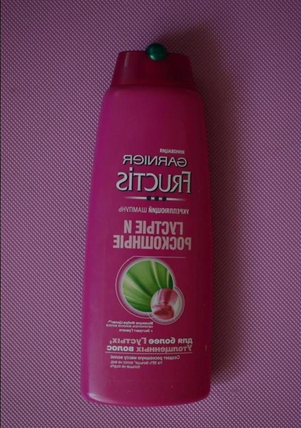 Shampoo Garnier Fructis thick and luxurious - catchy packaging and more - review