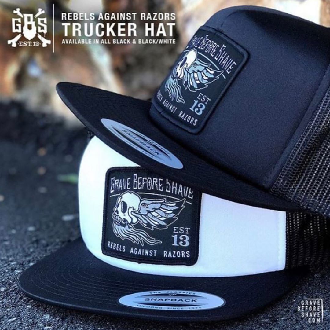 wayne bailey - GRAVE BEFORE SHAVE Trucker Hats
.
GRAVEBEFORESHAVE.COM .
#beard #beards #bearded #beardoil #beardoils #beardbalm #beardbalms #beardlove #beardlife #beardedvillains #beardedlifestyle #be...