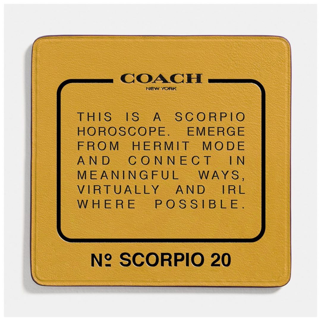Coach - Don’t underestimate the power of a picnic, #Scorpio. ♏ ICYMI, the @astrotwins are delivering your horoscopes for the second half of the year. Haven’t seen your sign yet? The 🌟s say "stay tuned...